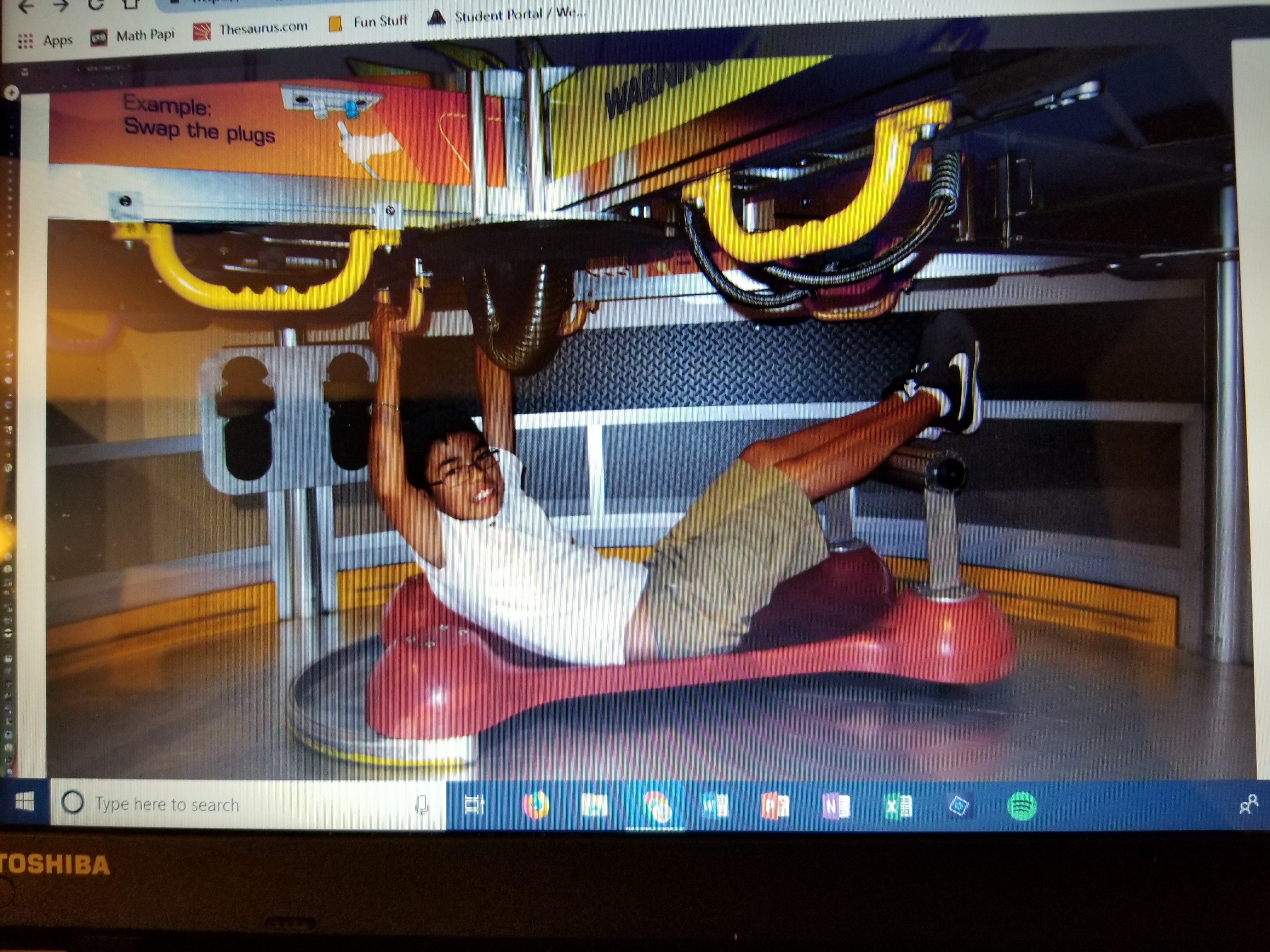 A young engineer at work